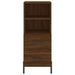 Buffet haut Chêne marron 34,5x34x180 cm Bois d'ingénierie - Photo n°6