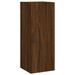 Buffet haut Chêne marron 34,5x34x180 cm Bois d'ingénierie - Photo n°7