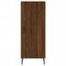 Buffet haut Chêne marron 34,5x34x180 cm Bois d'ingénierie - Photo n°6