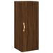 Buffet haut Chêne marron 34,5x34x180 cm Bois d'ingénierie - Photo n°7