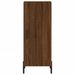 Buffet haut Chêne marron 34,5x34x180 cm Bois d'ingénierie - Photo n°6