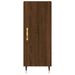 Buffet haut Chêne marron 34,5x34x180 cm Bois d'ingénierie - Photo n°8