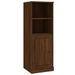 Buffet haut chêne marron 36x35,5x103,5 cm bois d'ingénierie - Photo n°1