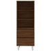 Buffet haut Chêne marron 40x36x110 cm Bois d'ingénierie - Photo n°5