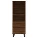 Buffet haut Chêne marron 40x36x110 cm Bois d'ingénierie - Photo n°5