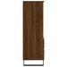 Buffet haut Chêne marron 40x36x110 cm Bois d'ingénierie - Photo n°7