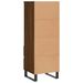 Buffet haut Chêne marron 40x36x110 cm Bois d'ingénierie - Photo n°8