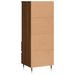 Buffet haut Chêne marron 40x36x110 cm Bois d'ingénierie - Photo n°8