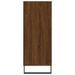 Buffet haut chêne marron 57x35x90 cm bois d'ingénierie - Photo n°5