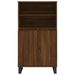 Buffet haut Chêne marron 60x36x110 cm Bois d'ingénierie - Photo n°6