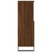 Buffet haut Chêne marron 60x36x110 cm Bois d'ingénierie - Photo n°7