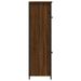 Buffet haut chêne marron 62x32x106,5 cm bois d'ingénierie - Photo n°6