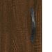 Buffet haut chêne marron 69,5x31x115 cm bois d'ingénierie - Photo n°10
