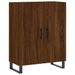 Buffet haut Chêne marron 69,5x34x180 cm Bois d'ingénierie - Photo n°7