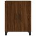 Buffet haut Chêne marron 69,5x34x180 cm Bois d'ingénierie - Photo n°8