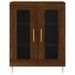 Buffet haut Chêne marron 69,5x34x180 cm Bois d'ingénierie - Photo n°8