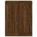 Buffet haut Chêne marron 69,5x34x180 cm Bois d'ingénierie - Photo n°6