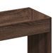 Buffet haut chêne marron 92x33x100 cm bois d'ingénierie - Photo n°9