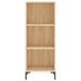 Buffet haut Chêne sonoma 34,5x32,5x180 cm Bois d'ingénierie - Photo n°5