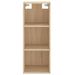 Buffet haut Chêne sonoma 34,5x32,5x180 cm Bois d'ingénierie - Photo n°5