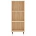 Buffet haut Chêne sonoma 34,5x32,5x180 cm Bois d'ingénierie - Photo n°5