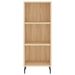 Buffet haut Chêne sonoma 34,5x32,5x180 cm Bois d'ingénierie - Photo n°7