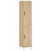 Buffet haut Chêne sonoma 34,5x34x180 cm Bois d'ingénierie - Photo n°1