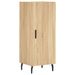 Buffet haut Chêne sonoma 34,5x34x180 cm Bois d'ingénierie - Photo n°7