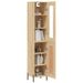 Buffet haut Chêne sonoma 34,5x34x180 cm Bois d'ingénierie - Photo n°3