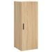 Buffet haut Chêne sonoma 34,5x34x180 cm Bois d'ingénierie - Photo n°5