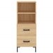 Buffet haut Chêne sonoma 34,5x34x180 cm Bois d'ingénierie - Photo n°8