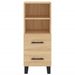 Buffet haut Chêne sonoma 34,5x34x180 cm Bois d'ingénierie - Photo n°8