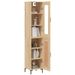 Buffet haut Chêne sonoma 34,5x34x180 cm Bois d'ingénierie - Photo n°3