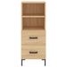 Buffet haut Chêne sonoma 34,5x34x180 cm Bois d'ingénierie - Photo n°6