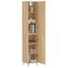 Buffet haut Chêne sonoma 34,5x34x180 cm Bois d'ingénierie - Photo n°3