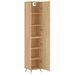 Buffet haut Chêne sonoma 34,5x34x180 cm Bois d'ingénierie - Photo n°4