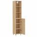 Buffet haut Chêne sonoma 34,5x34x180 cm Bois d'ingénierie - Photo n°4