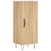 Buffet haut Chêne sonoma 34,5x34x180 cm Bois d'ingénierie - Photo n°7