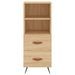 Buffet haut Chêne sonoma 34,5x34x180 cm Bois d'ingénierie - Photo n°8