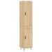 Buffet haut Chêne sonoma 34,5x34x180 cm Bois d'ingénierie - Photo n°1