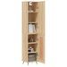 Buffet haut Chêne sonoma 34,5x34x180 cm Bois d'ingénierie - Photo n°3