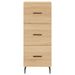 Buffet haut Chêne sonoma 34,5x34x180 cm Bois d'ingénierie - Photo n°8