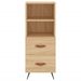 Buffet haut Chêne sonoma 34,5x34x180 cm Bois d'ingénierie - Photo n°6