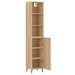 Buffet haut Chêne sonoma 34,5x34x180 cm Bois d'ingénierie - Photo n°4