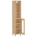 Buffet haut Chêne sonoma 34,5x34x180 cm Bois d'ingénierie - Photo n°4