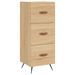 Buffet haut Chêne sonoma 34,5x34x180 cm Bois d'ingénierie - Photo n°5