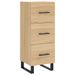 Buffet haut Chêne sonoma 34,5x34x180 cm Bois d'ingénierie - Photo n°7