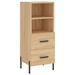 Buffet haut Chêne sonoma 34,5x34x180 cm Bois d'ingénierie - Photo n°5