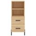 Buffet haut Chêne sonoma 34,5x34x180 cm Bois d'ingénierie - Photo n°8