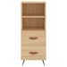 Buffet haut Chêne sonoma 34,5x34x180 cm Bois d'ingénierie - Photo n°6